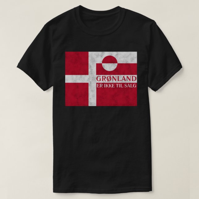 Camiseta Danish and Greenland Flag (Diseño del anverso)