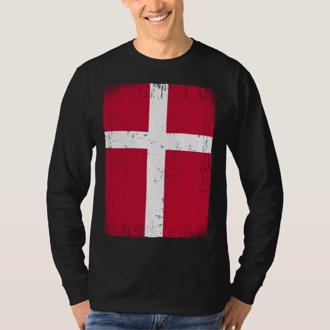 Camiseta Danish Flag Denmark (Anverso)