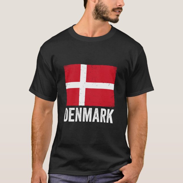 Camiseta Danish Flag Denmark 1 (Anverso)