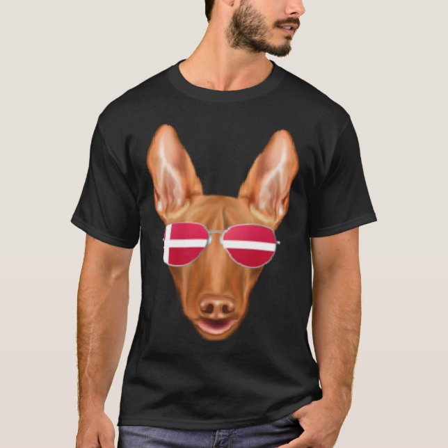 Camiseta Danish Flag Old English Sheepdog Dog Denmark Pocke (Anverso)