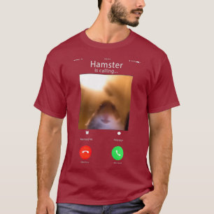 Camiseta dank meme hamster con la cámara delantera hámste