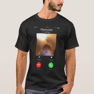 Camiseta dank meme hamster con la cámara delantera hámster