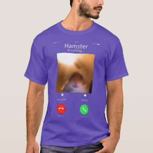 Camiseta dank meme hamster con la cámara delantera hámster