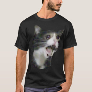 Camiseta Dank Meme Trending Sad Crying Cat Sauce Cute Gift