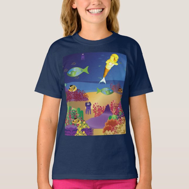 Camiseta Danni la Sirena (Anverso)