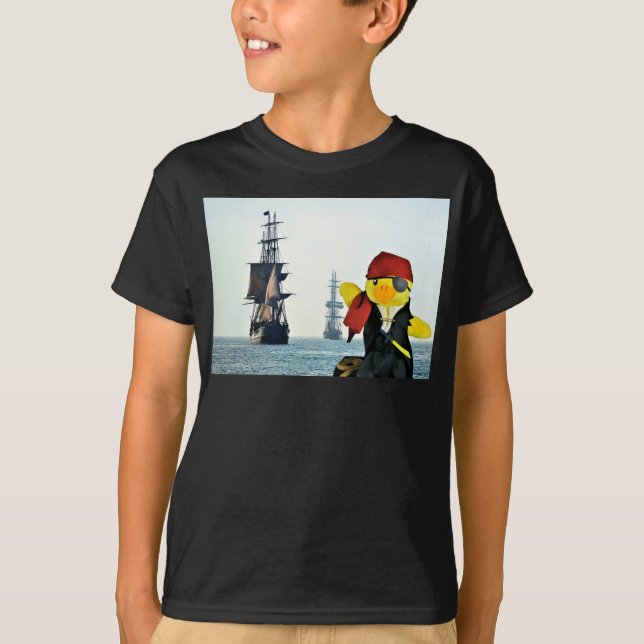 Camiseta Danny Duck el Pirata (Anverso)
