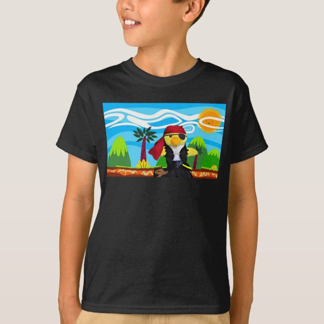 Camiseta Danny Duck el Pirata (Anverso)