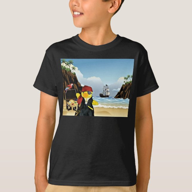 Camiseta Danny Duck el Pirata (Anverso)