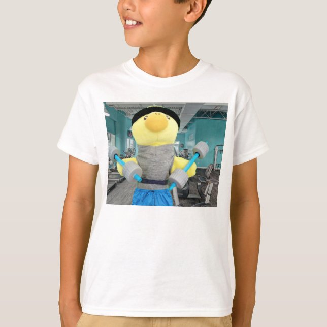 Camiseta Danny Duck en el gimnasio (Anverso)