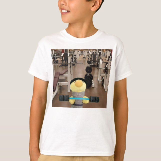 Camiseta Danny Duck en el gimnasio (Anverso)
