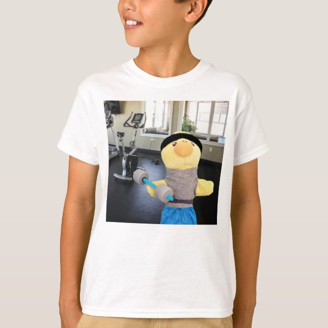 Camiseta Danny Duck en el gimnasio (Anverso)
