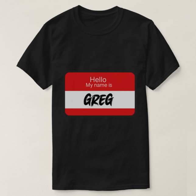 Camiseta Danny Gonzalez Greg (Diseño del anverso)