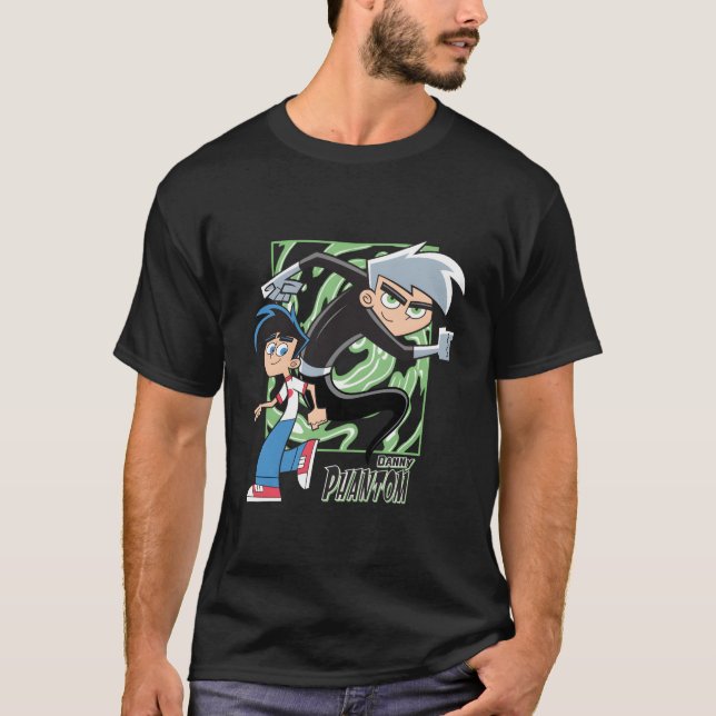 Camiseta Danny Phantom Con Danny Y Phantom (Anverso)