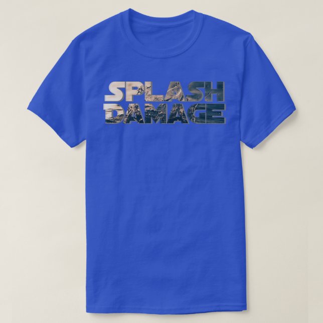 Camiseta Daño de salpicaduras (Diseño del anverso)