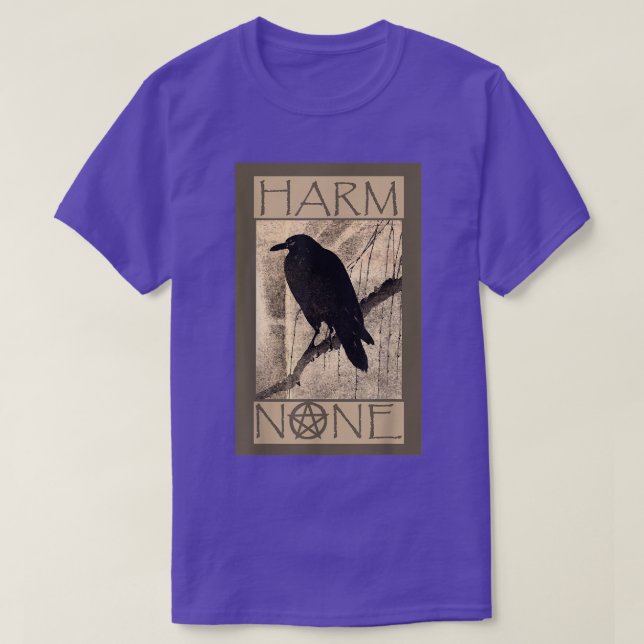 Camiseta Daño Ninguno Diseño De WiccanPagan  (Diseño del anverso)