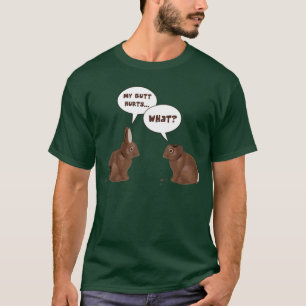 Camiseta Daños del extremo de los conejos de conejito de