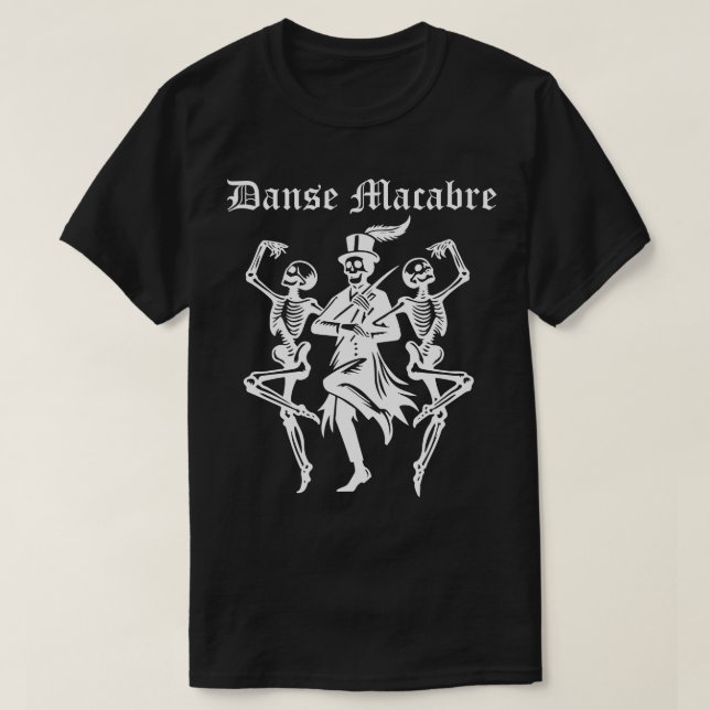 Camiseta danse macabre 1 (Diseño del anverso)