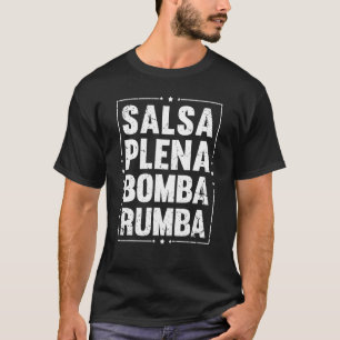 Camiseta Danseuse Merengue Bachata Cumbia bailando con humo