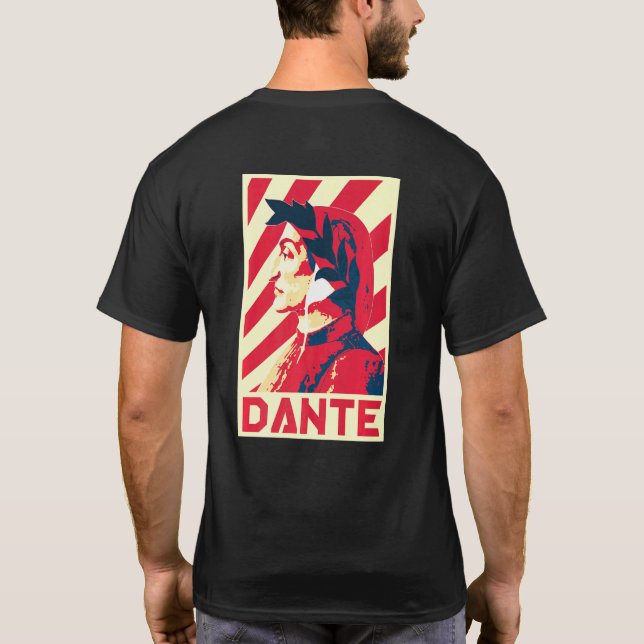 Camiseta Dante Alighieri Famous Italian Poet And Writer (Reverso)