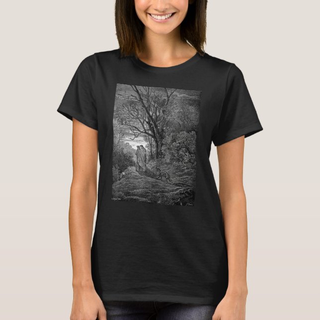 Camiseta Dante Meets Virgil by Gustave Dore (Anverso)