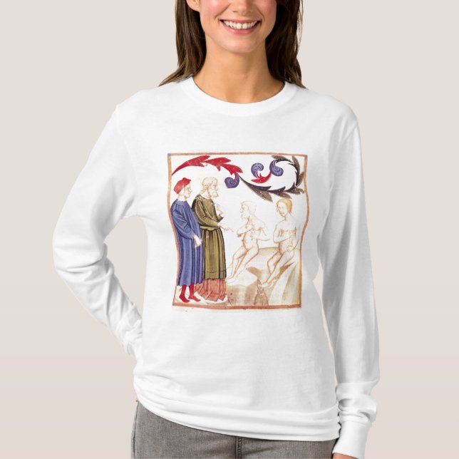 Camiseta Dante, Virgil y Plaga-pegados (Anverso)