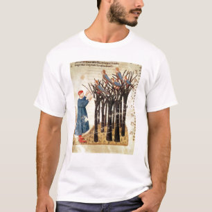 Camiseta Dante y las almas transformadas en pájaros