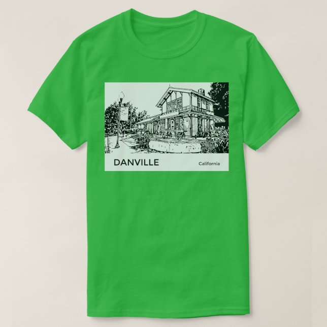 Camiseta Danville California TShirt (Diseño del anverso)
