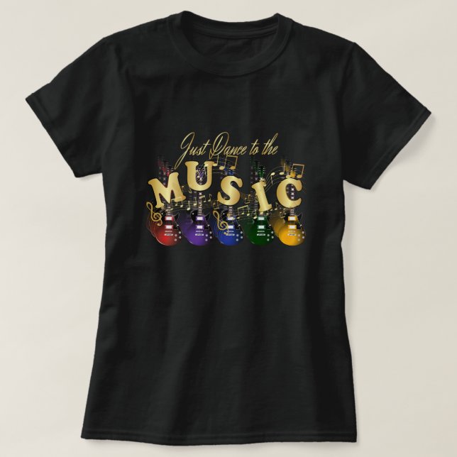 Camiseta Danza a la música (Diseño del anverso)