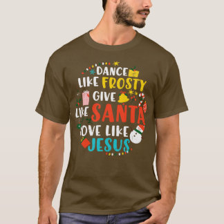 Camiseta Danza como Santa Amor Escarado Jesús
