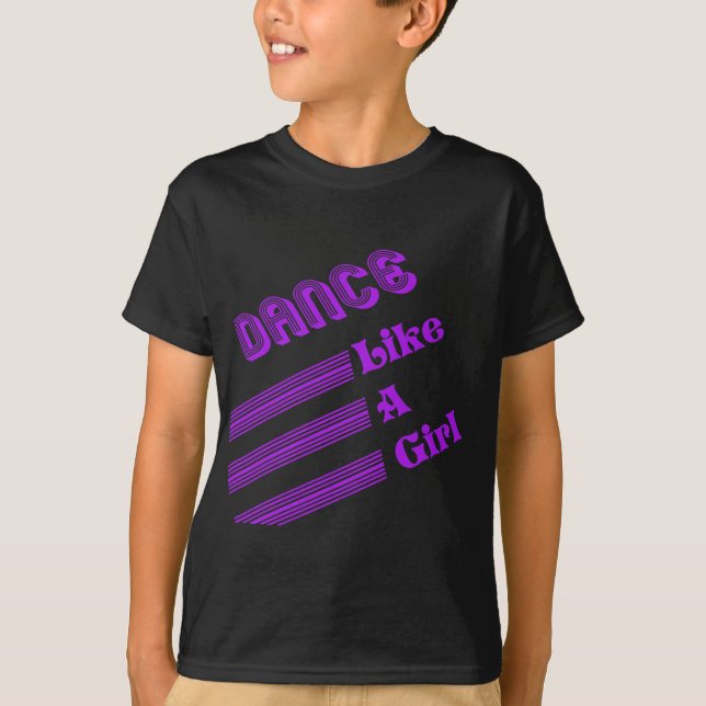 Camiseta Danza como un chica (Anverso)
