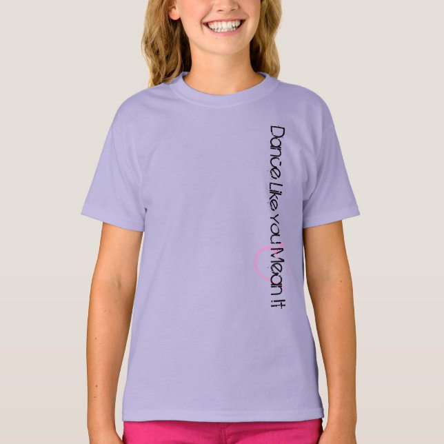 Camiseta Danza como usted medio él - lavanda (Anverso)