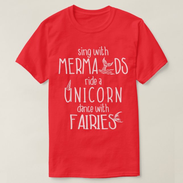 Camiseta Danza Con Fe Ariel Mermaid Graciosos Regalos Para  (Diseño del anverso)