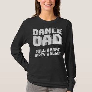Camiseta Danza de baile de danza de moda masculina día del 