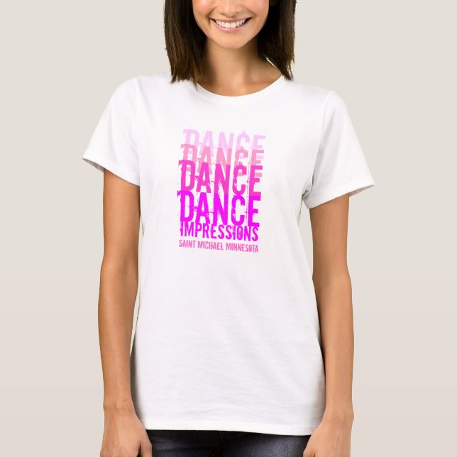 Camiseta Danza de baile... Impresiones (Anverso)