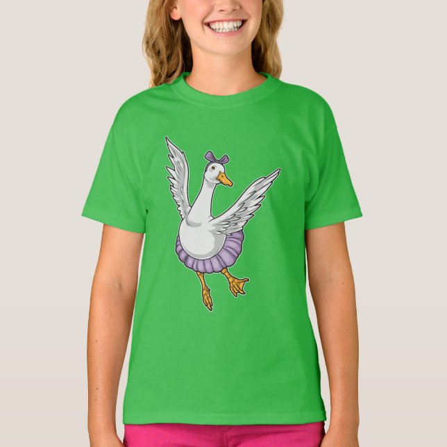 Camiseta Danza de ballet de Duck Ballerina (Anverso)