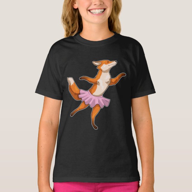 Camiseta Danza de ballet de Fox Ballerina (Anverso)