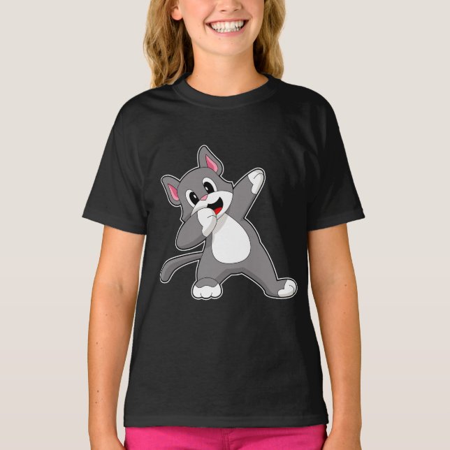 Camiseta Danza de cadera de gato (Anverso)