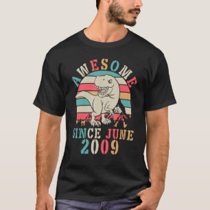Camiseta Danza de Dinosaurios Cumpleaños de 13 años de edad