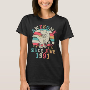 Camiseta Danza de Dinosaurios Cumpleaños de 31 años de edad