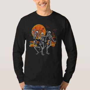 Camiseta Danza De Halloween De La Muerte Macabre Skeleton B