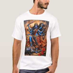 Camiseta Danza de Kali sobre Shiva