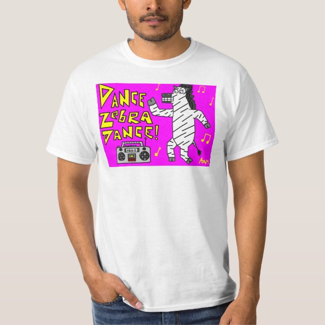 Camiseta ¡Danza de la cebra de la danza! (Anverso)