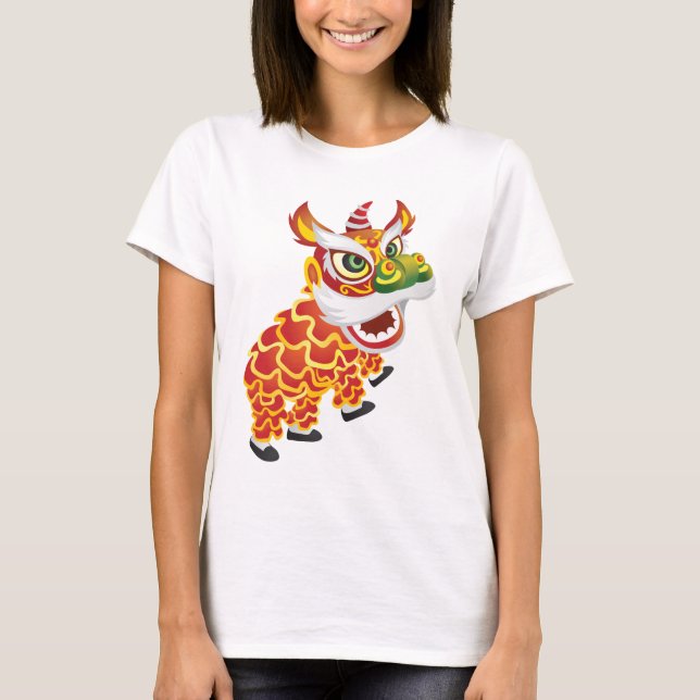 Camiseta Danza de león china (Anverso)