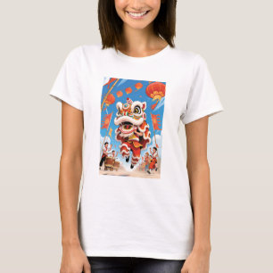 Camiseta Danza de León Mujeres Blancas