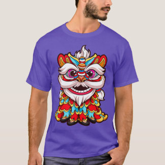 Camiseta Danza de leones china ; León chino ;