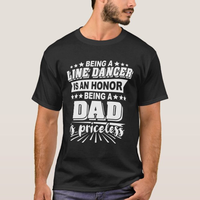 Camiseta Danza de línea padre de bailarina 2 (Anverso)