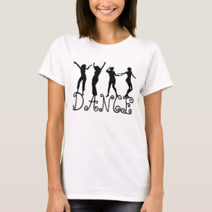 Camiseta Danza de los bailarines de la silueta