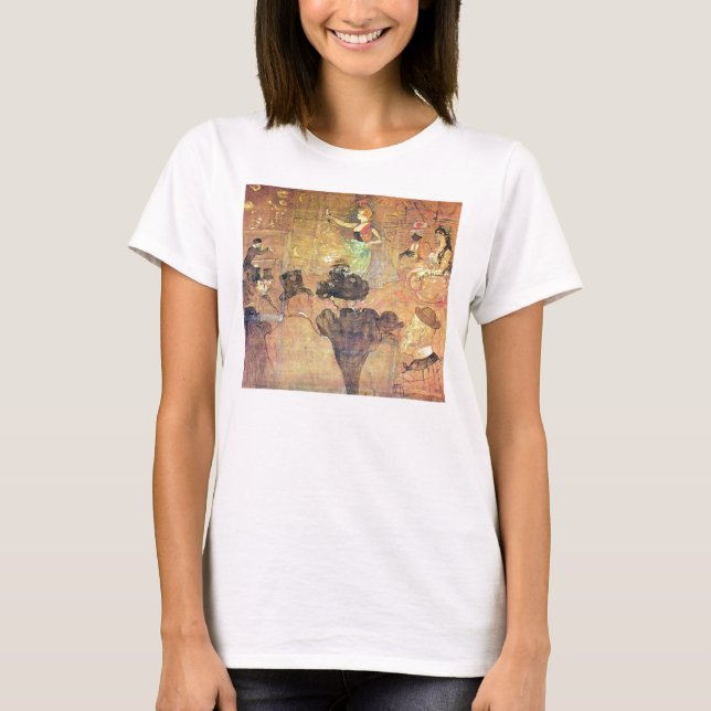Camiseta Danza de Mauri por Toulouse-Lautrec (Anverso)