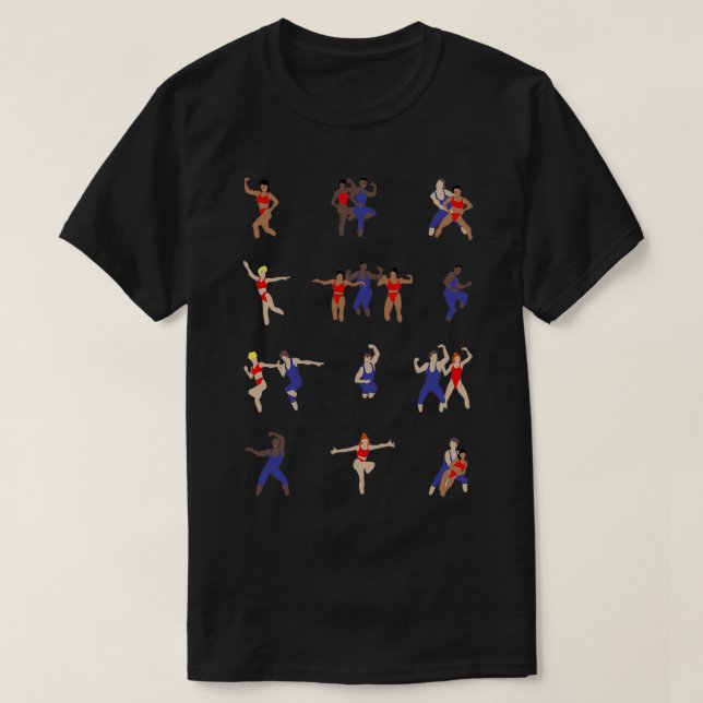 Camiseta Danza de seguridad Aerobic 1988 (Diseño del anverso)