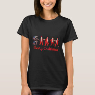 Camiseta Danza de Trump 45 47 Danza de Navidad de Donald Tr